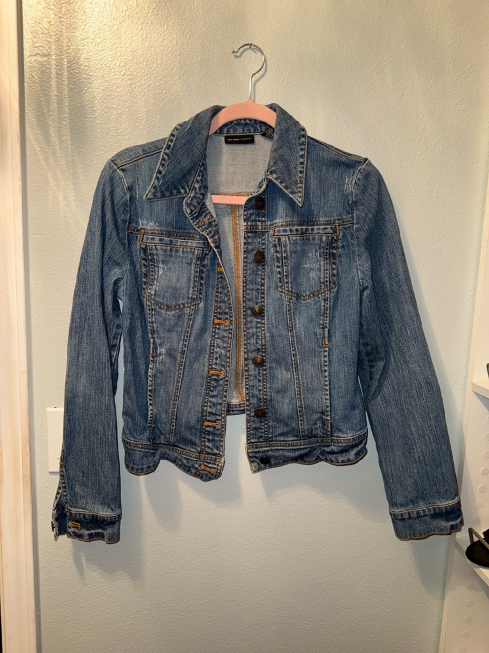 New York & Company Classic Blue Denim Jacket